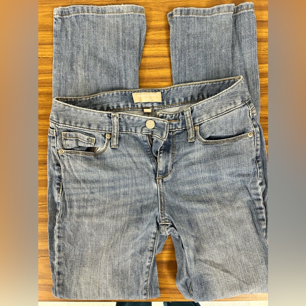 Womens Banana Republic Slim Bootcut Jeans. Size 26 - Picture 1 of 5